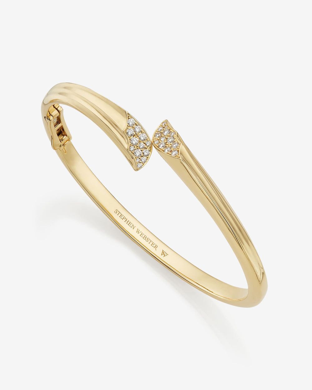 Pavé Open Wing Bangle