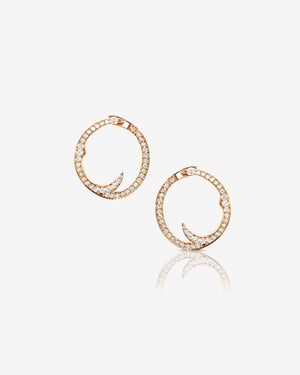 Stem Mini Hoop Earrings