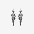 Tail Feather Drop Earrings
