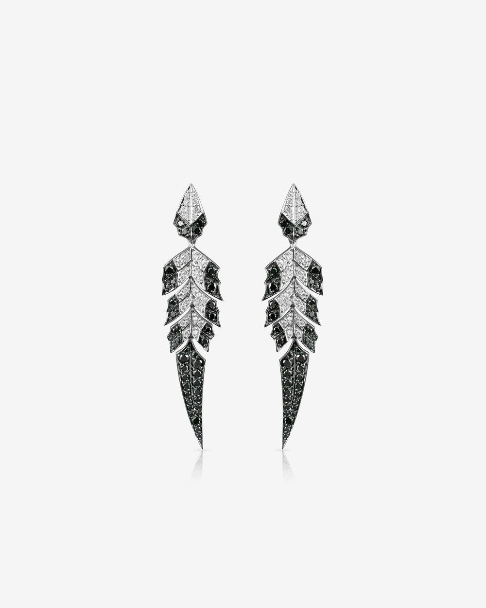 Tail Feather Drop Earrings