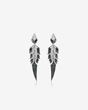 Tail Feather Drop Earrings