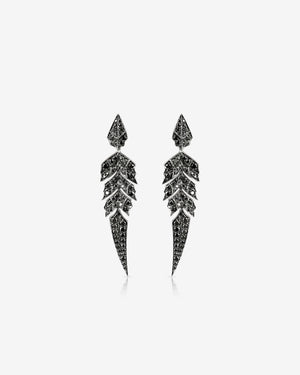 Tail Feather Drop Earrings