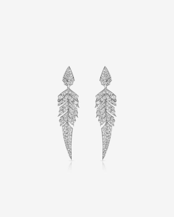 Tail Feather Drop Earrings