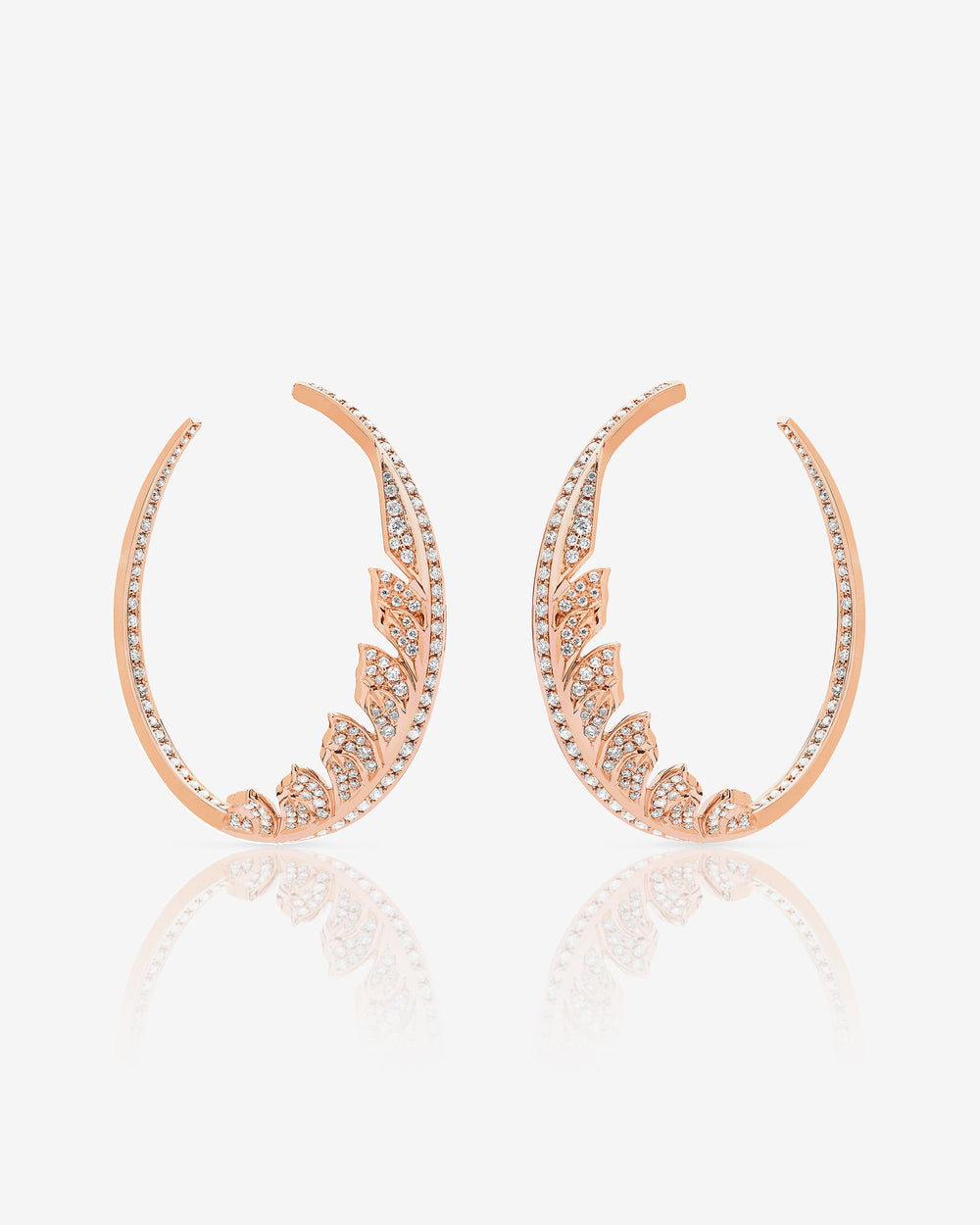 Plume Hoop Earrings