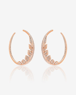 Plume Hoop Earrings