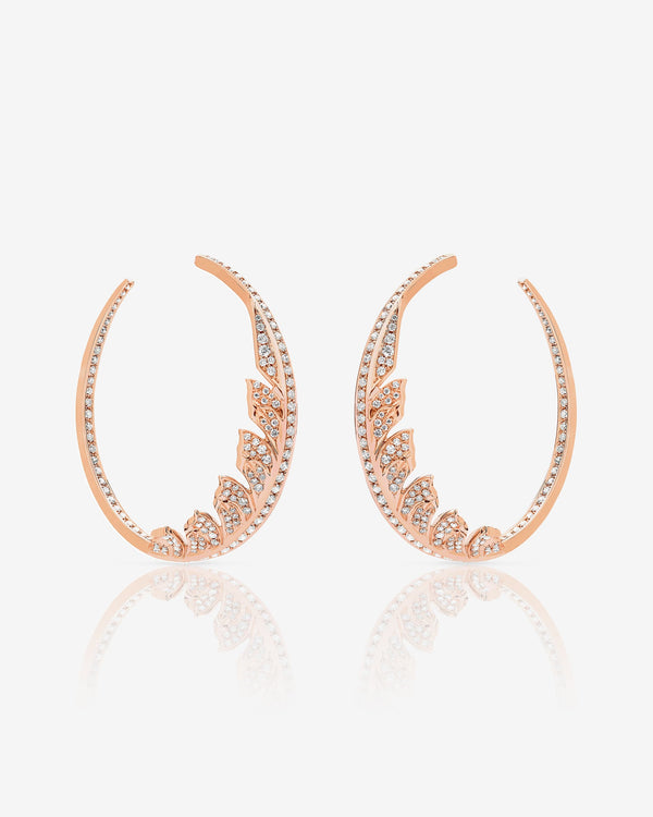 Plume Hoop Earrings