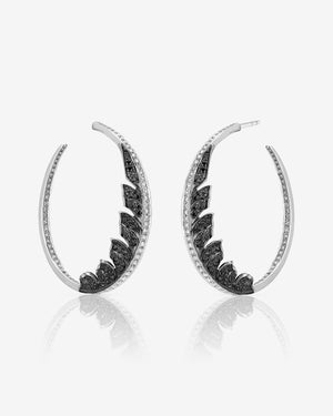 Plume Hoop Earrings