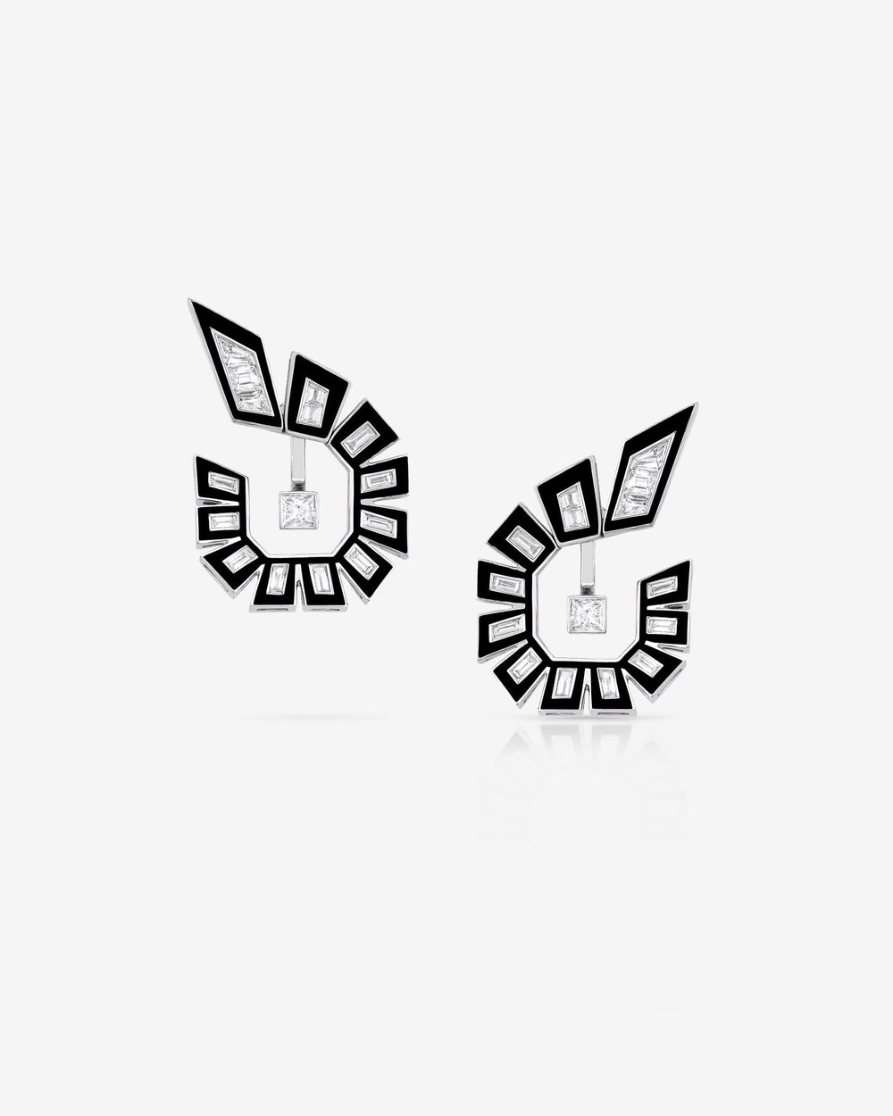 Shattered Hoop Earrings