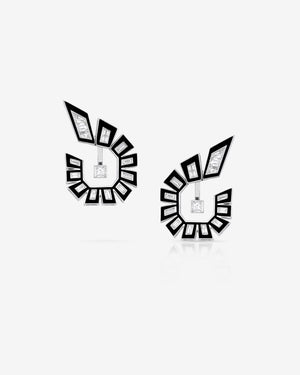 Shattered Hoop Earrings