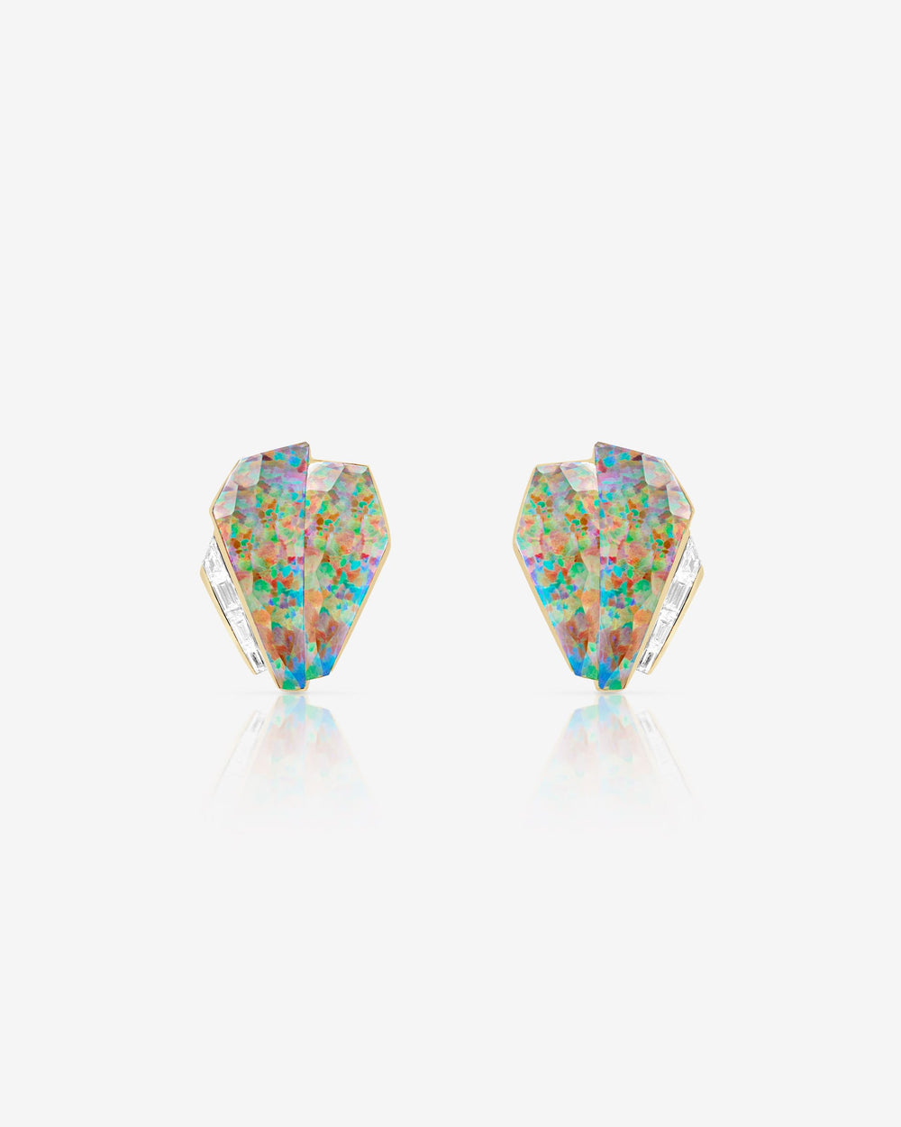 Crystal Haze Cuff Earrings
