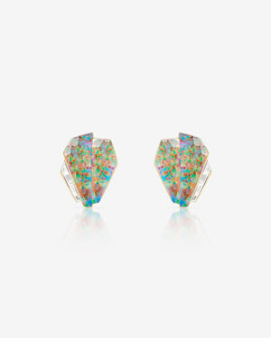Crystal Haze Cuff Earrings