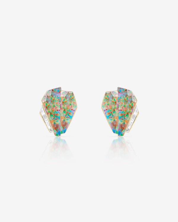 Crystal Haze Cuff Earrings