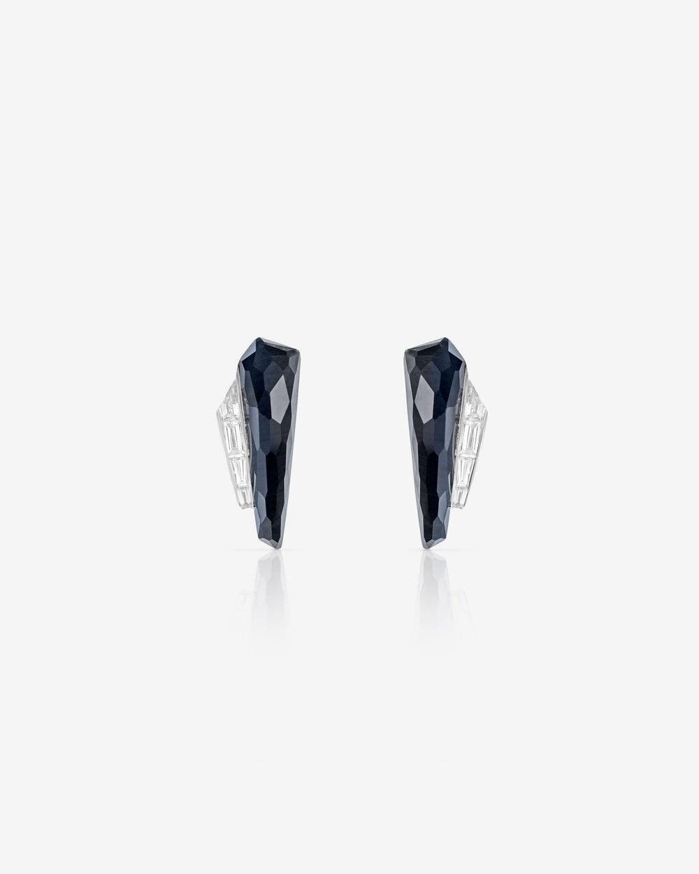 Crystal Haze Slimline Cuff Earrings