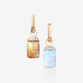 Crystal Haze Small Twister Earrings