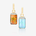 Crystal Haze Twister Earrings