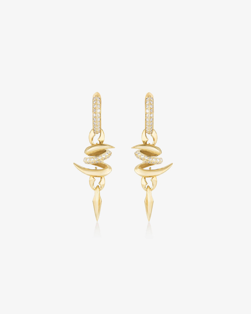 Entwined Drop Earrings