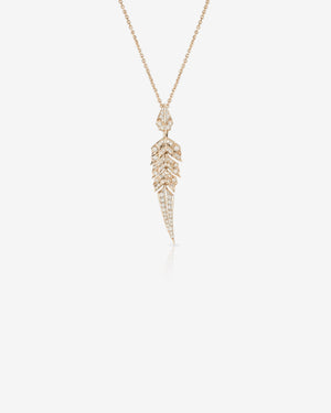Tail Feather Drop Pendant