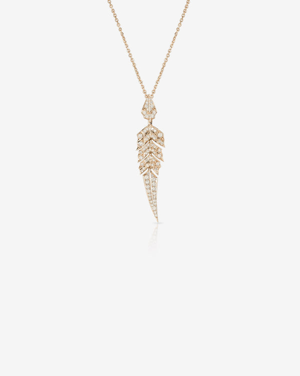 Tail Feather Drop Pendant