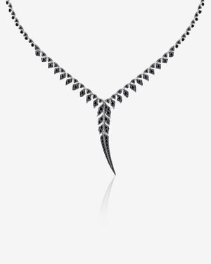 Tail Feather Drop Necklace