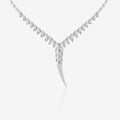 Tail Feather Drop Necklace