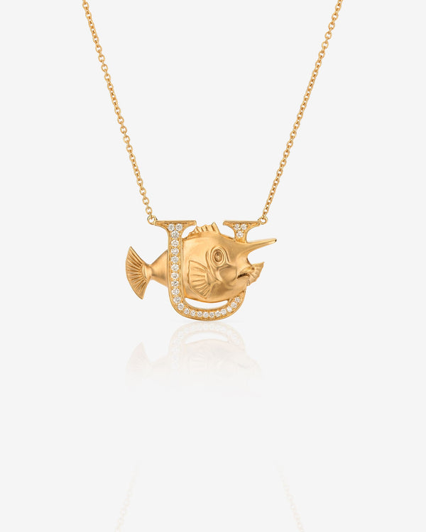 U is for Unicorn Fish Necklace