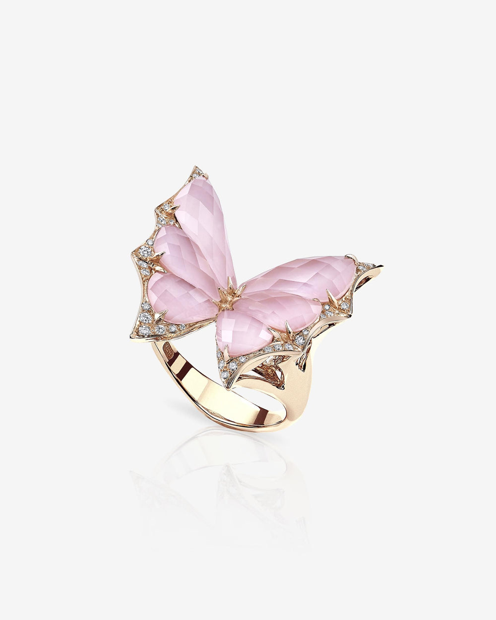 Crystal Haze Small Cocktail Ring