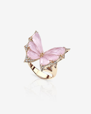 Crystal Haze Small Cocktail Ring