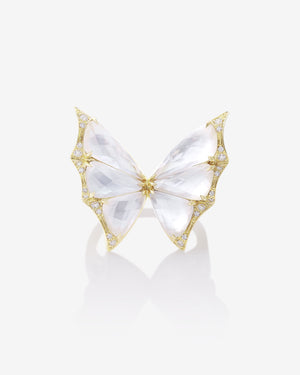 Crystal Haze Small Cocktail Ring