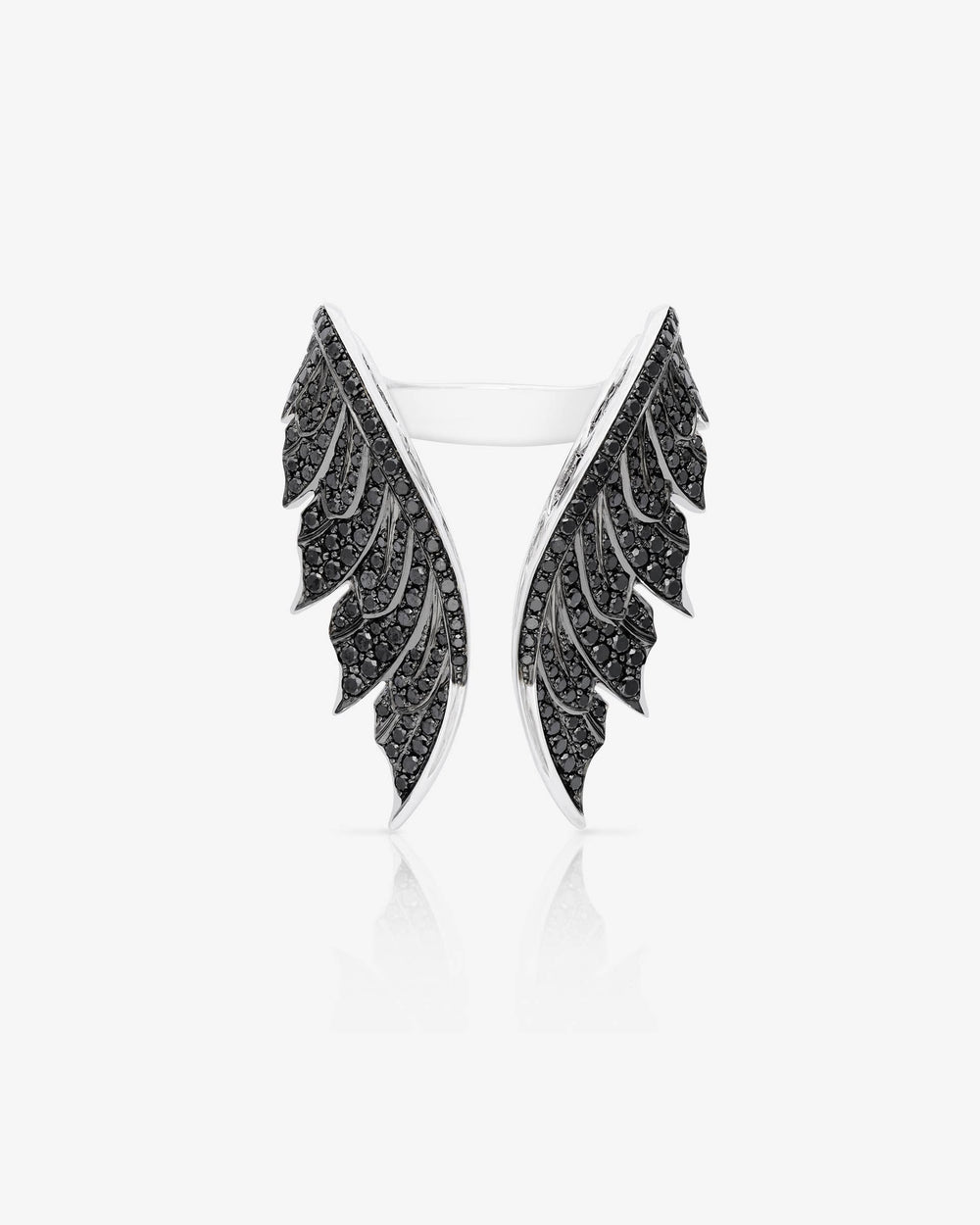 Open Tail Feather Ring