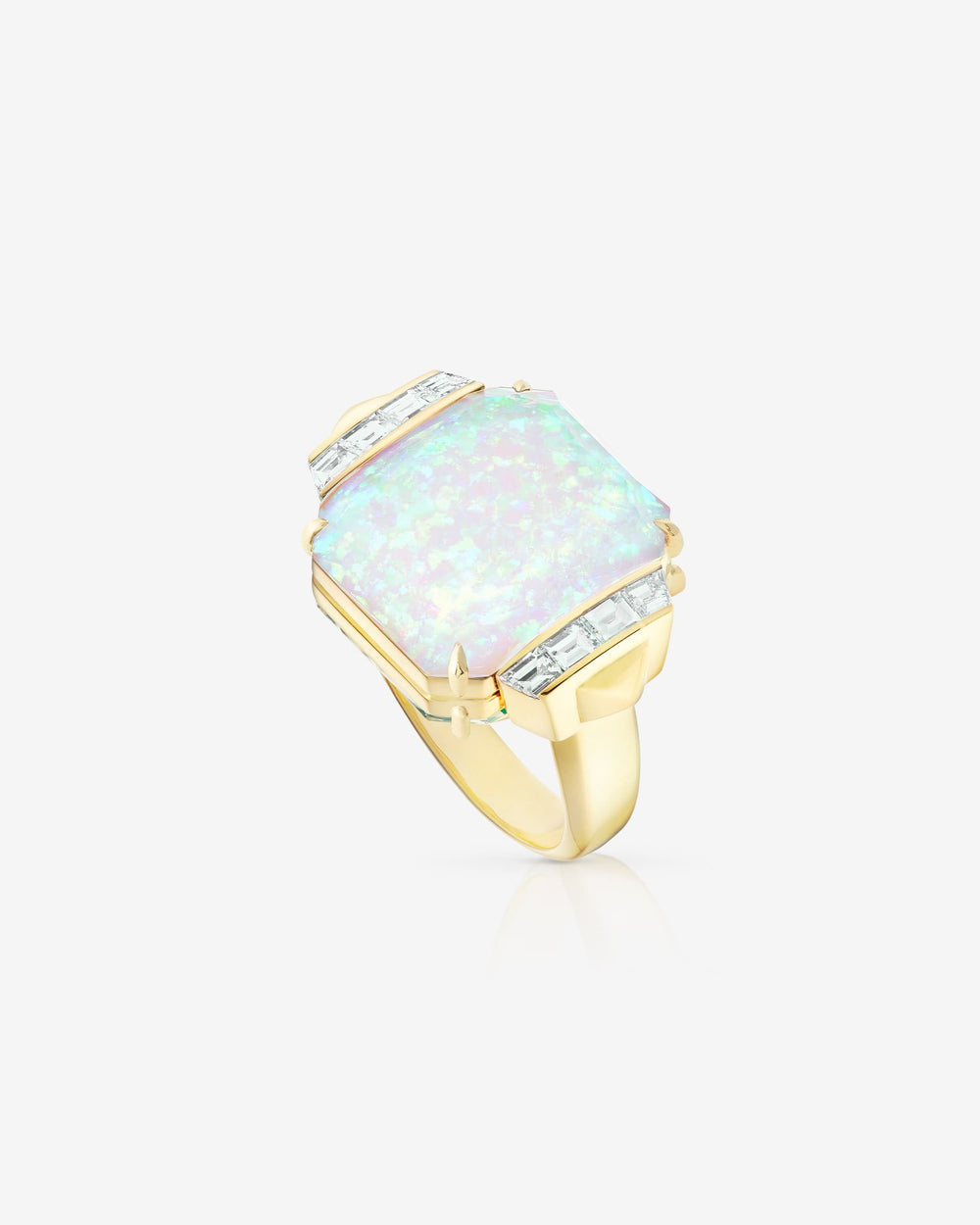 Crystal Haze Twister Ring