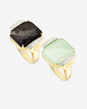 Crystal Haze Twister Ring