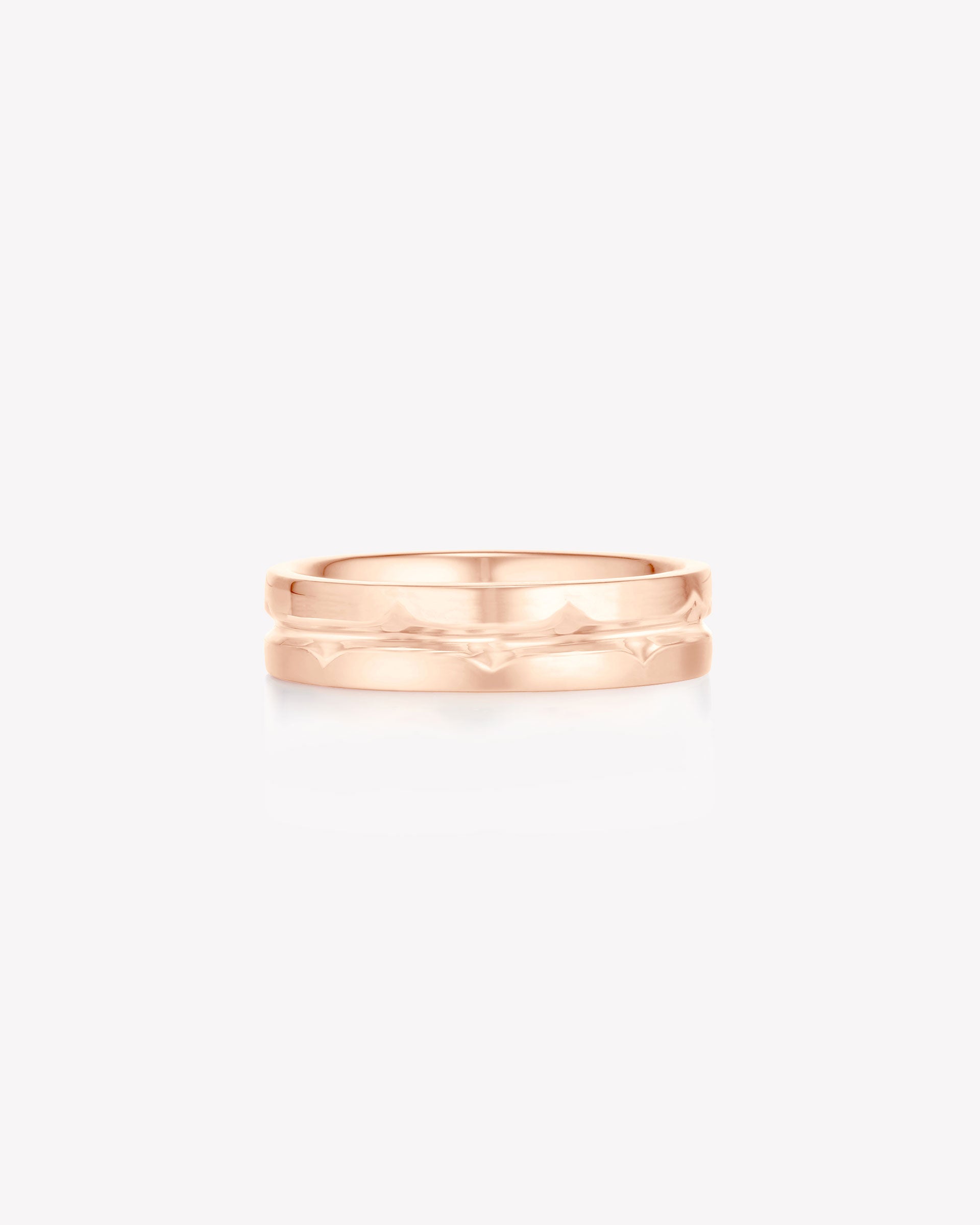 Rose Gold Thorn Fine Inscription Band | Stephen Webster