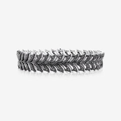 Open Plume Slimline Linked Bracelet