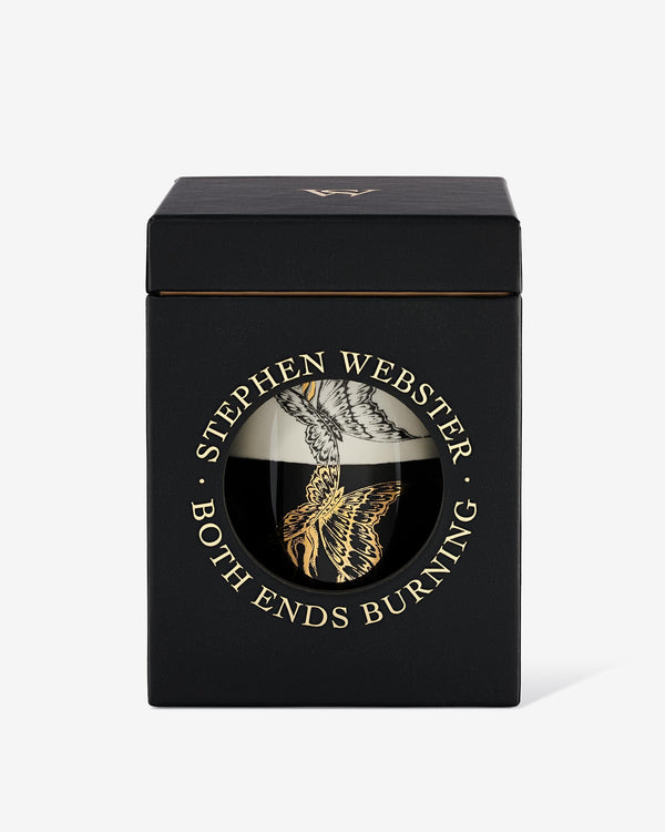 Front view of Both Ends Burning Candle showing packaging