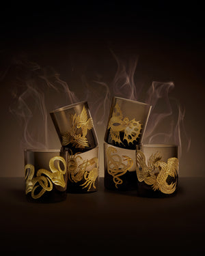 Fighting Fish Double Old Fashioned Tumbler