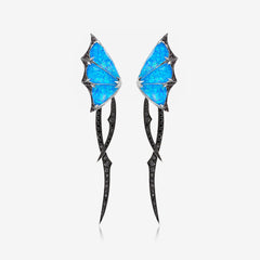 Winged Drop Earrings