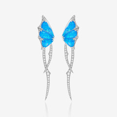 Winged Drop Earrings