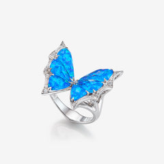 Small Winged Cocktail Ring