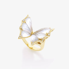Small Winged Cocktail Ring