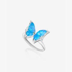 Mini Winged Cocktail Ring