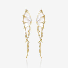 Winged Drop Earrings