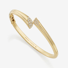 Pavé Open Wing Bangle