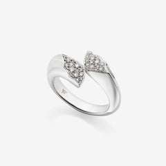 Pavé Split Wing Band