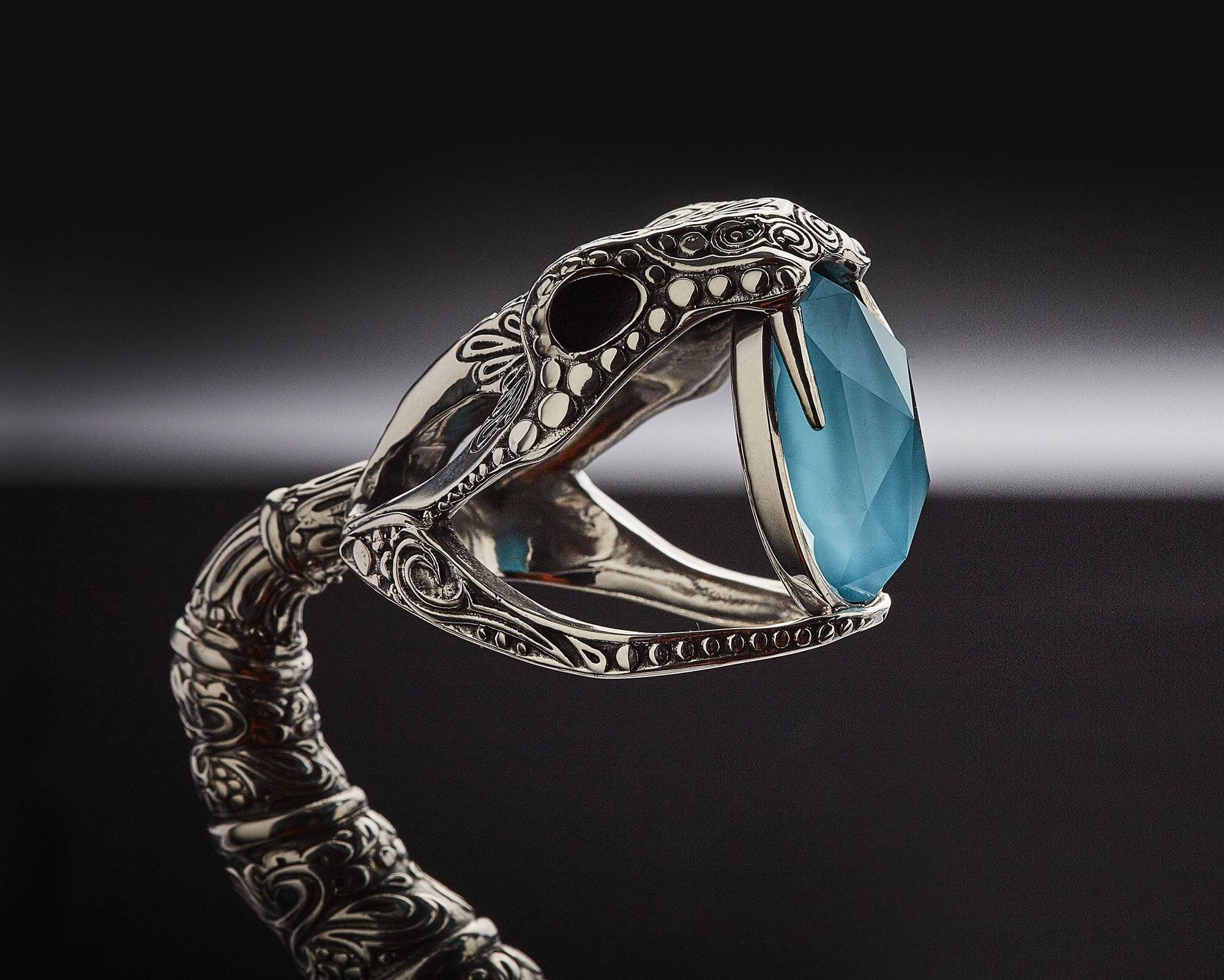 Crystal Haze homeware piece from Stephen Webster being gently hand-washed and dried to protect gemstone accents