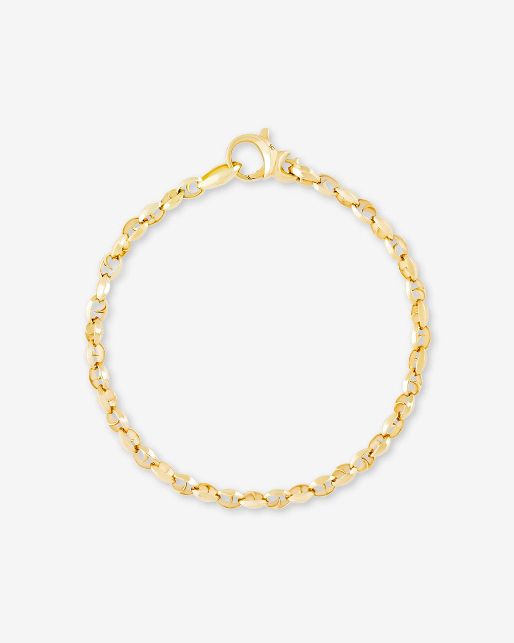 Men’s 18 ct yellow gold Thorn Classic 7 mm link bracelet by Stephen Webster with bold thorn-inspired design