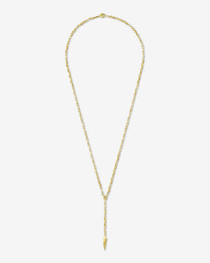 Men’s 18 ct yellow gold Thorn Dagger Pendant by Stephen Webster with iconic thorn motif and drop design