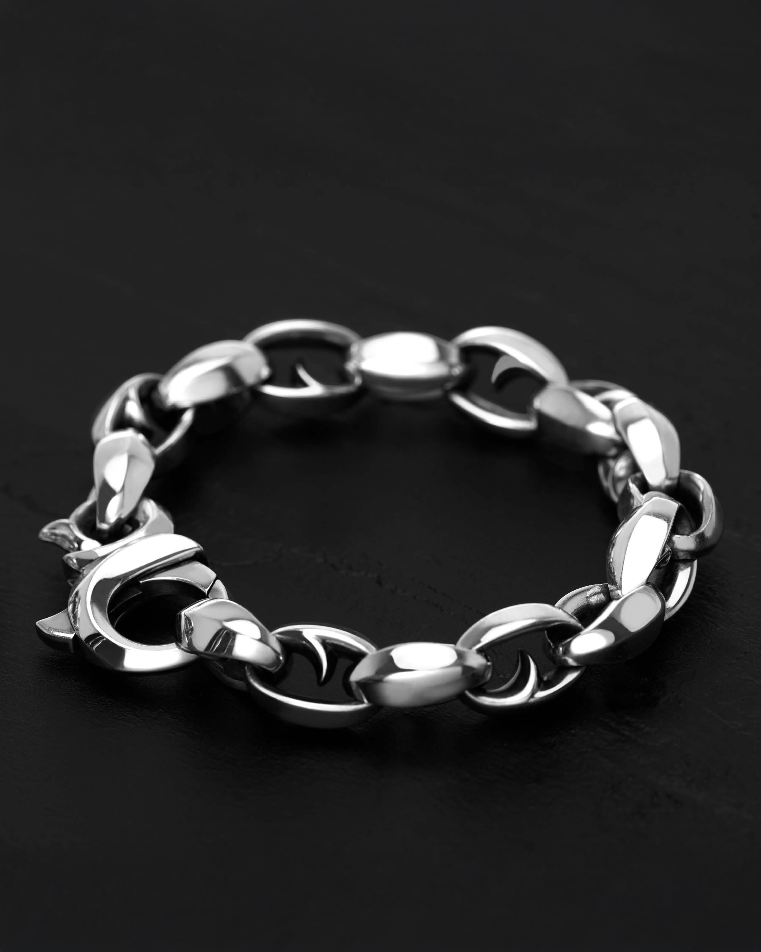 13mm Link Bracelet in Sterling Silver | Stephen Webster