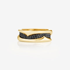 Thorn Sculpted Pavé Band