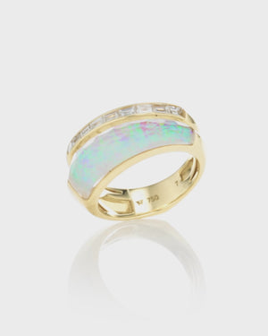 Crystal Haze Cocktail Ring