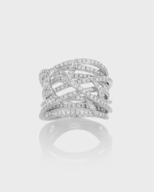 Forget Me Knot Bandeau Ring